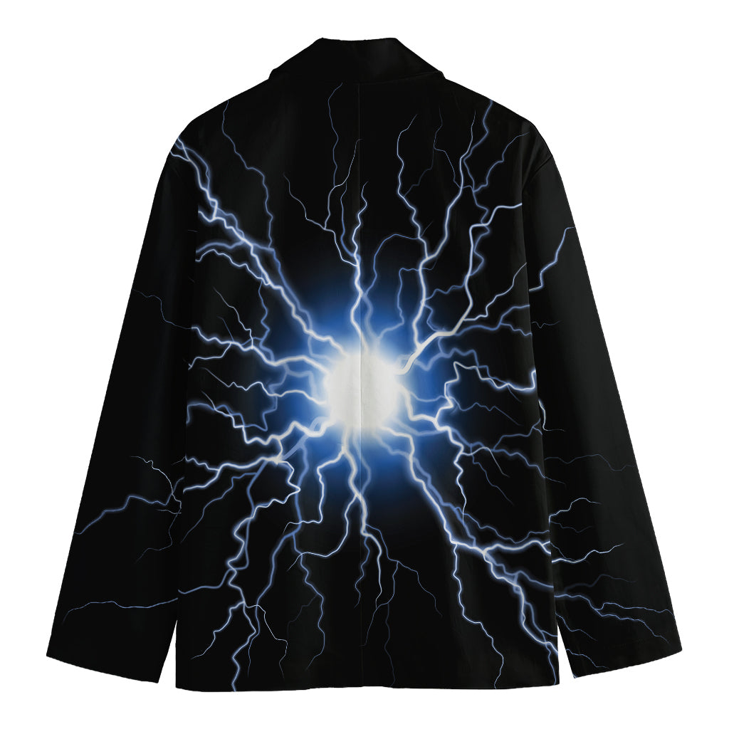 Lightning Spark Print Men's Blazer