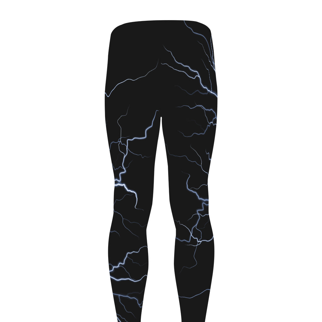 Lightning Spark Print Men's leggings