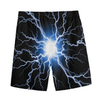 Lightning Spark Print Men's Sports Shorts