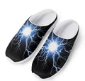 Lightning Spark Print Mesh Casual Shoes