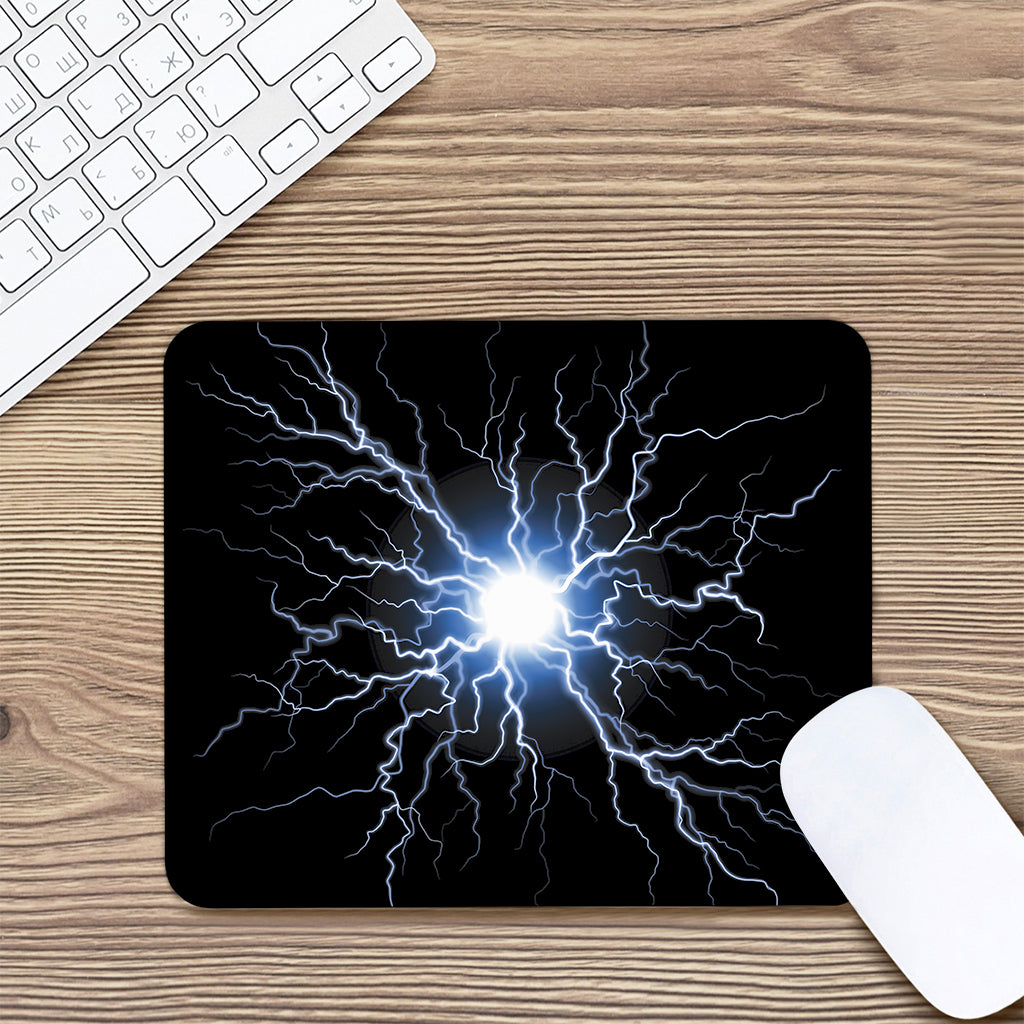 Lightning Spark Print Mouse Pad