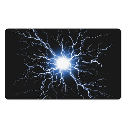 Lightning Spark Print Polyester Doormat