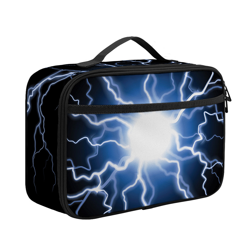 Lightning Spark Print Portable Lunch Bag