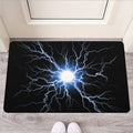 Lightning Spark Print Rubber Doormat