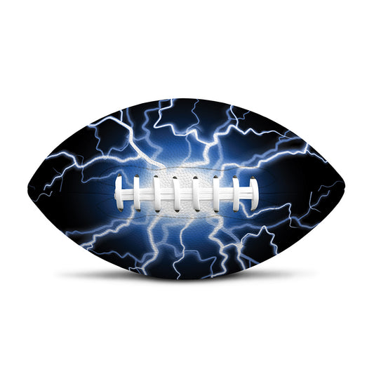 Lightning Spark Print Rugby Ball