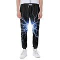 Lightning Spark Print Joggers