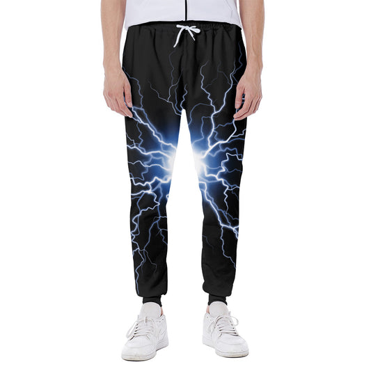 Lightning Spark Print Scuba Joggers