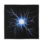 Lightning Spark Print Silk Bandana