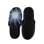 Lightning Spark Print Slippers