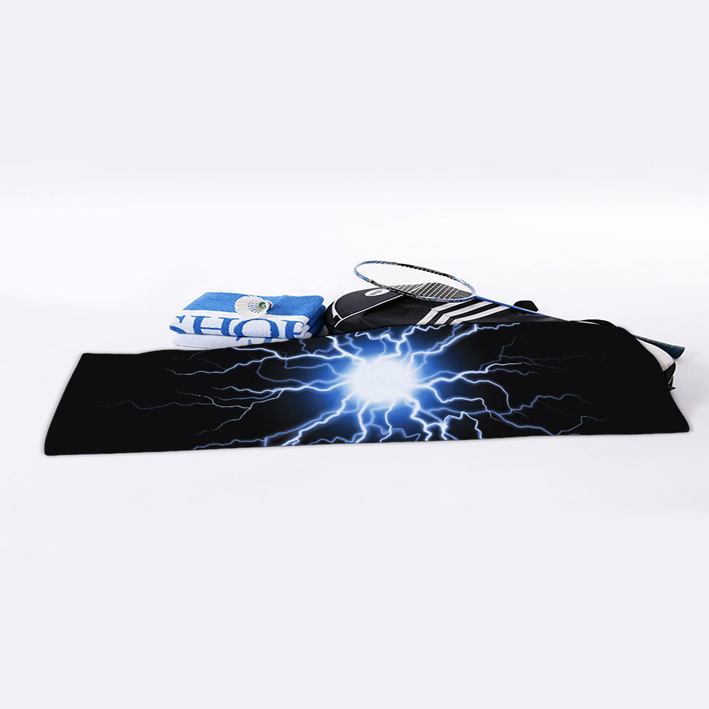 Lightning Spark Print Sports Towel