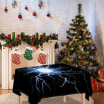 Lightning Spark Print Tablecloth