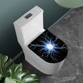 Lightning Spark Print Toilet Lid Cover
