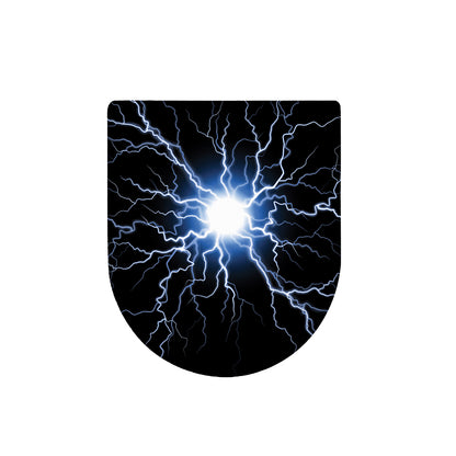 Lightning Spark Print Toilet Lid Cover