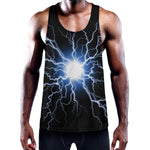 Lightning Spark Print Training Tank Top