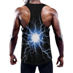 Lightning Spark Print Training Tank Top