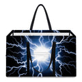 Lightning Spark Print Utility Tote Bag