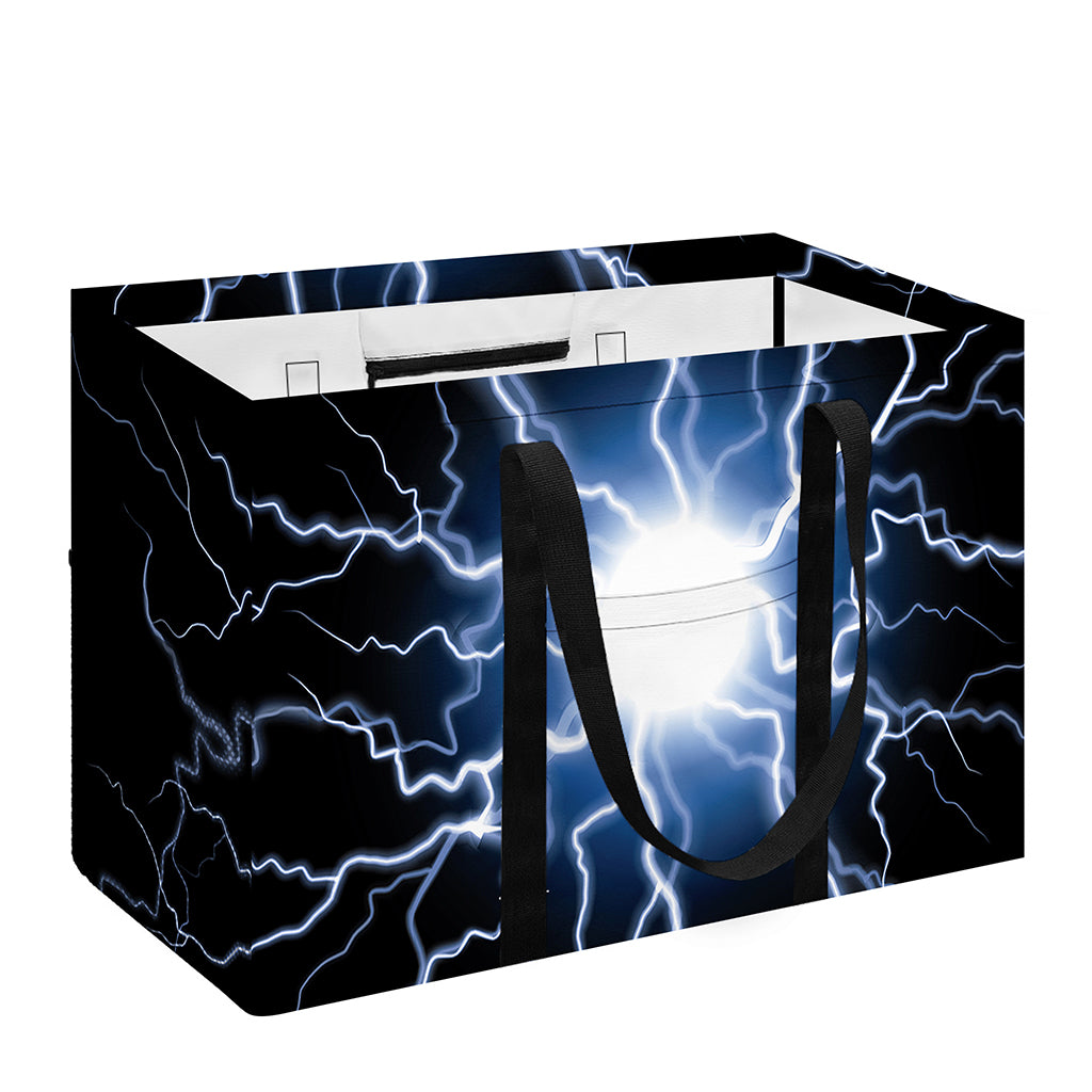 Lightning Spark Print Utility Tote Bag