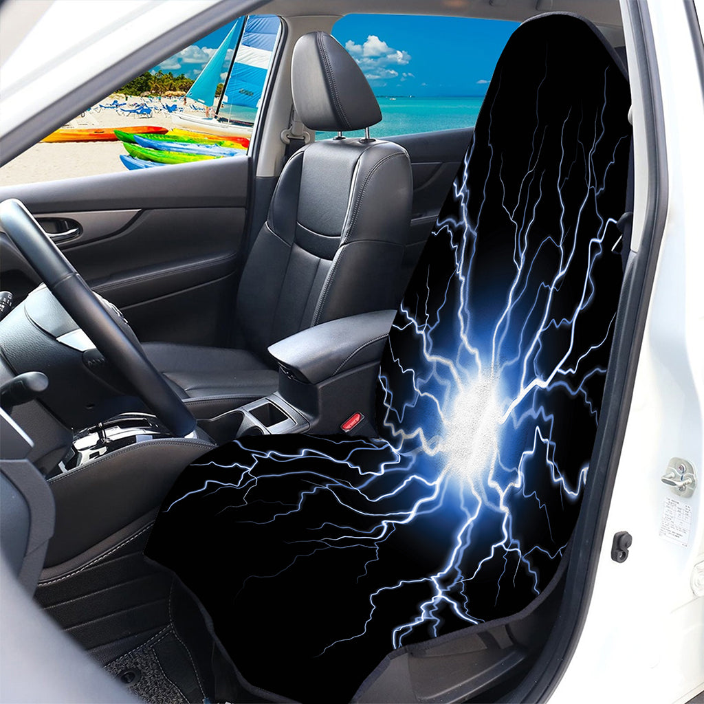 Lightning Spark Print Waterproof Car Seat Cover