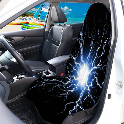Lightning Spark Print Waterproof Car Seat Cover