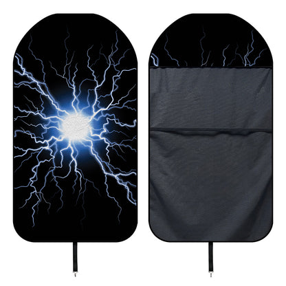 Lightning Spark Print Waterproof Car Seat Cover