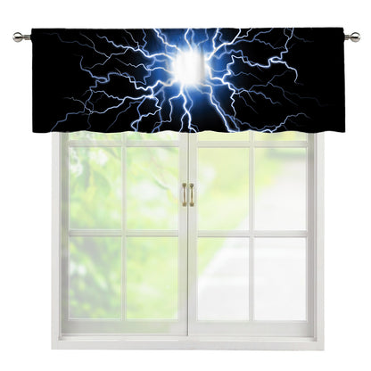 Lightning Spark Print Window Valance