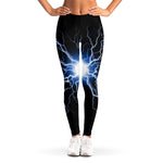Lightning Spark Print Women's Leggings