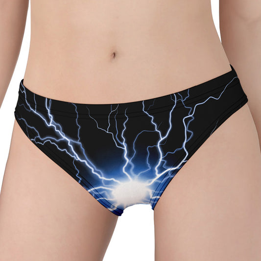 Lightning Spark Print Women's Panties