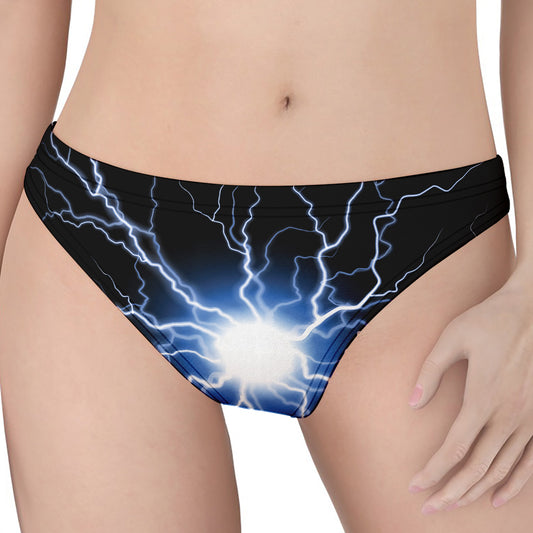 Lightning Spark Print Women's Thong