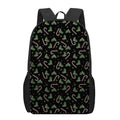 Lights Christmas Pattern Print 17 Inch Backpack