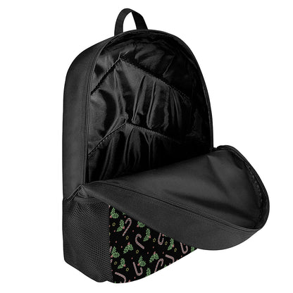Lights Christmas Pattern Print 17 Inch Backpack