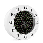 Lights Christmas Pattern Print Alarm Clock