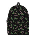 Lights Christmas Pattern Print School Backpack