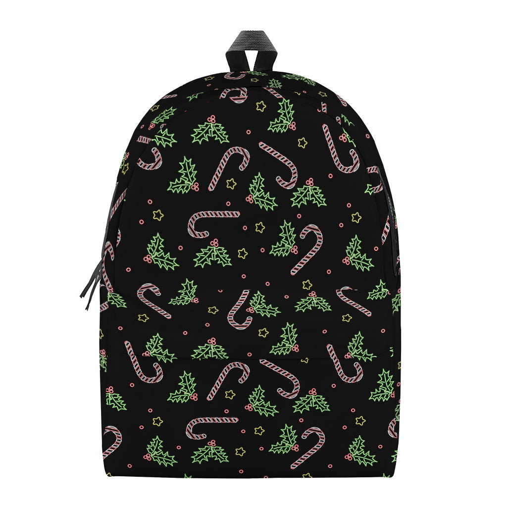 Lights Christmas Pattern Print Backpack