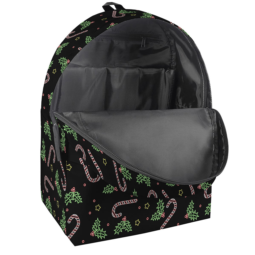 Lights Christmas Pattern Print Backpack