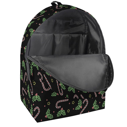 Lights Christmas Pattern Print Backpack
