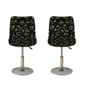 Lights Christmas Pattern Print Bar Stool Covers