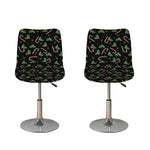 Lights Christmas Pattern Print Bar Stool Covers