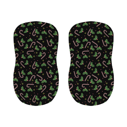 Lights Christmas Pattern Print Bar Stool Covers