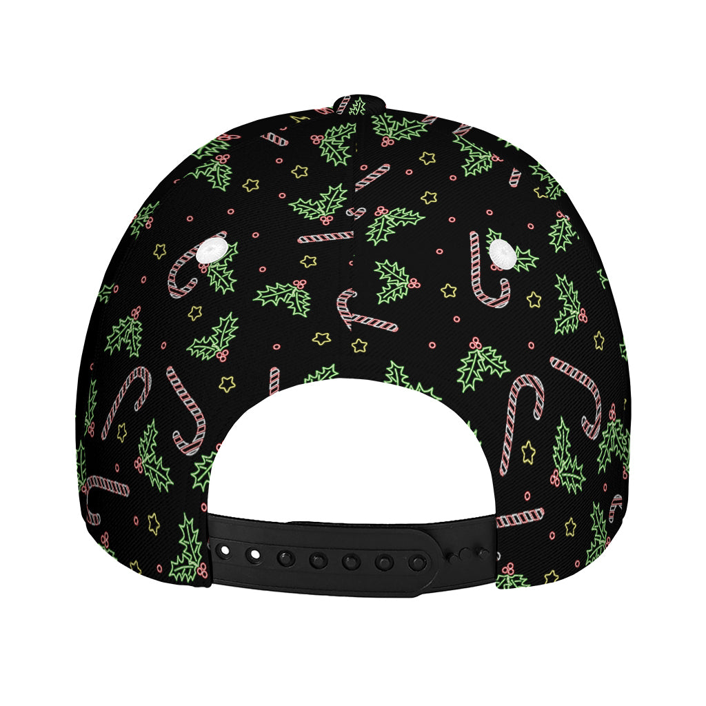 Lights Christmas Pattern Print Baseball Cap