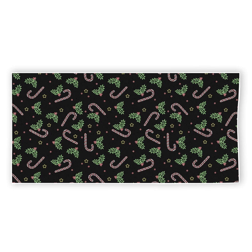 Lights Christmas Pattern Print Beach Towel