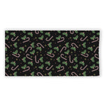 Lights Christmas Pattern Print Beach Towel