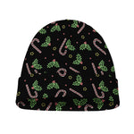 Lights Christmas Pattern Print Beanie