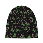 Lights Christmas Pattern Print Beanie