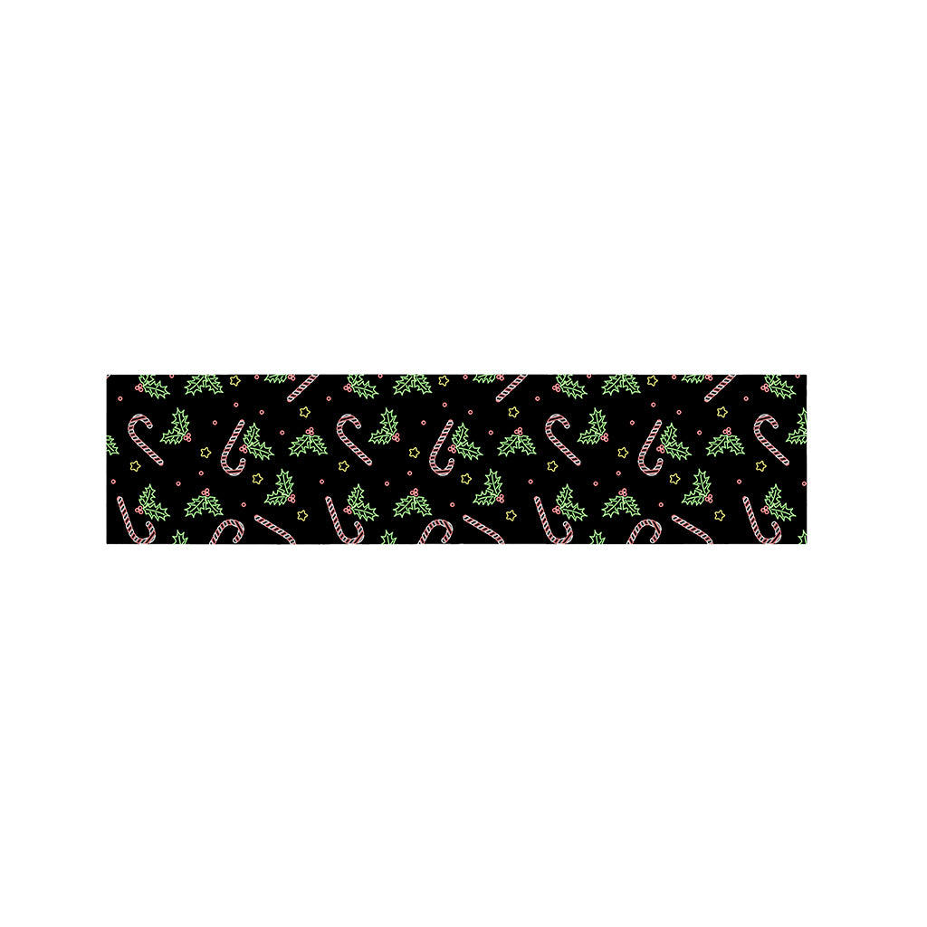 Lights Christmas Pattern Print Bed Runner