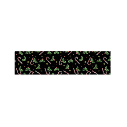 Lights Christmas Pattern Print Bed Runner