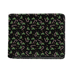 Lights Christmas Pattern Print Bifold Wallet