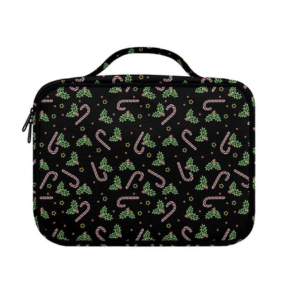 Lights Christmas Pattern Print Briefcase Bible Bag