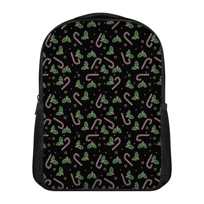 Lights Christmas Pattern Print Casual Backpack
