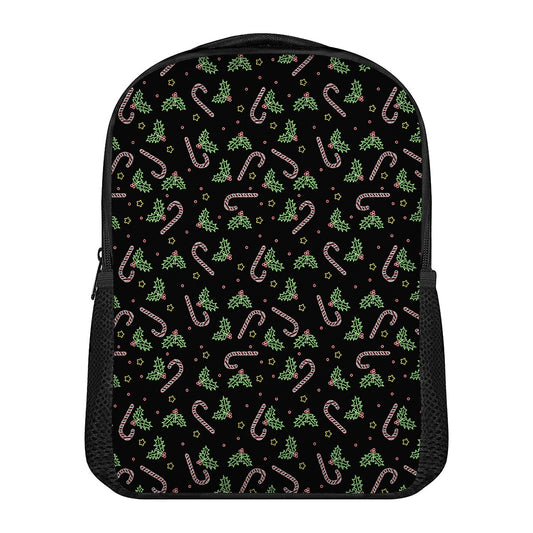 Lights Christmas Pattern Print Casual Backpack
