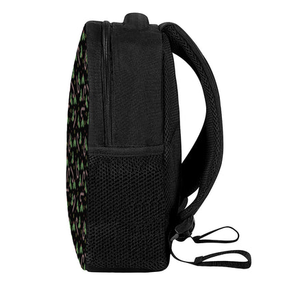 Lights Christmas Pattern Print Casual Backpack